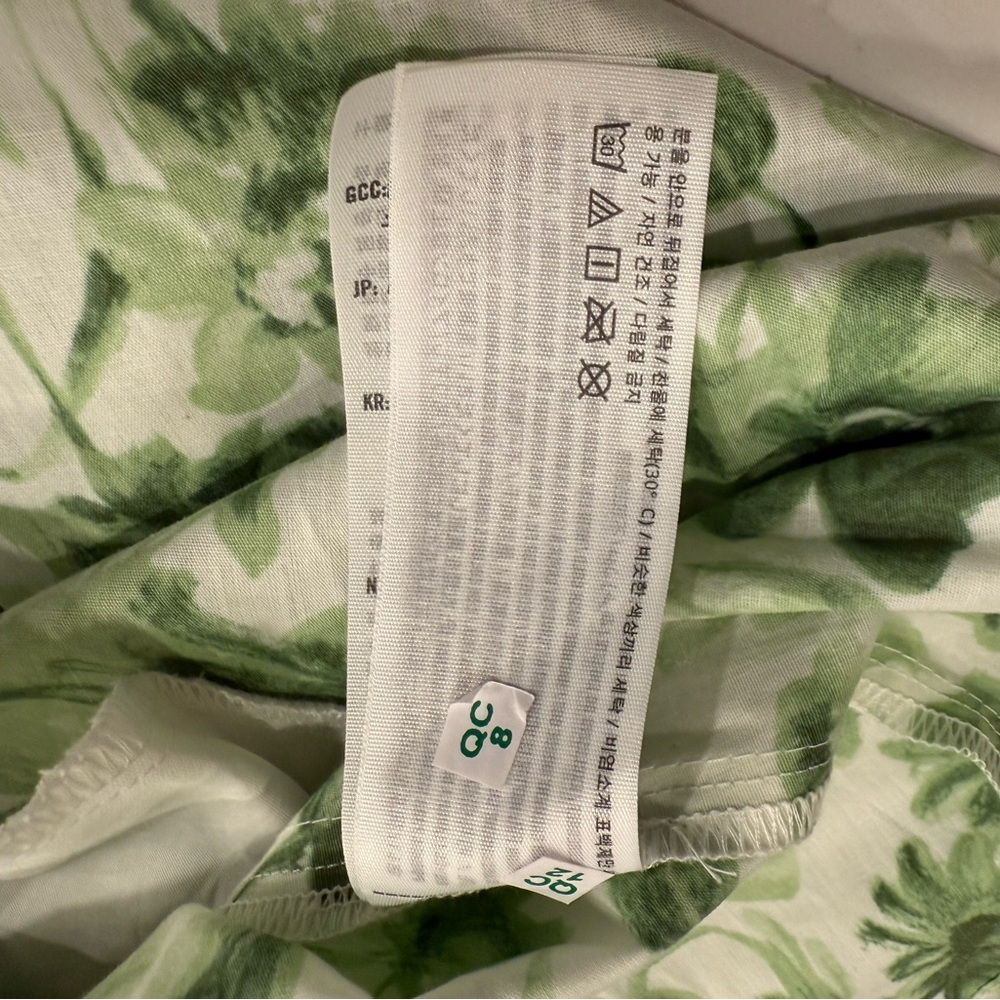 Abercrombie & Fitch Green Floral Mini Dress - Picture 5 of 5